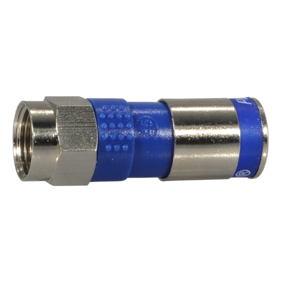 3/8"-32 RG-6 Compression Adaptor F-Type Connectors (3 pcs.)