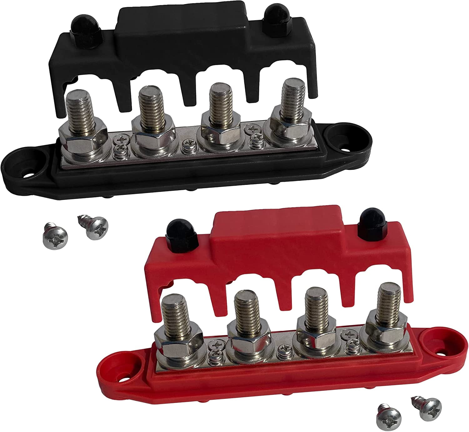 Stromverteiler Block Bus Bar - Transparentes Gehäuse Für Auto, Boot & Wohnmobil