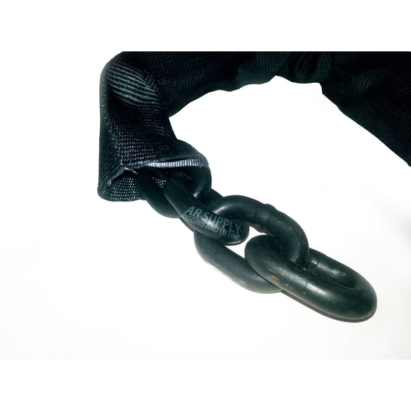 (3/8") 6 Foot Bicycle Lock Chain - Hardened Grade 100 - USA MADE - Bike Security