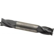 3/8", 9/16" LOC, 3/8" Shank Diam, 2-1/2" OAL, 4 Flute, Solid Carbide Square End Mill
