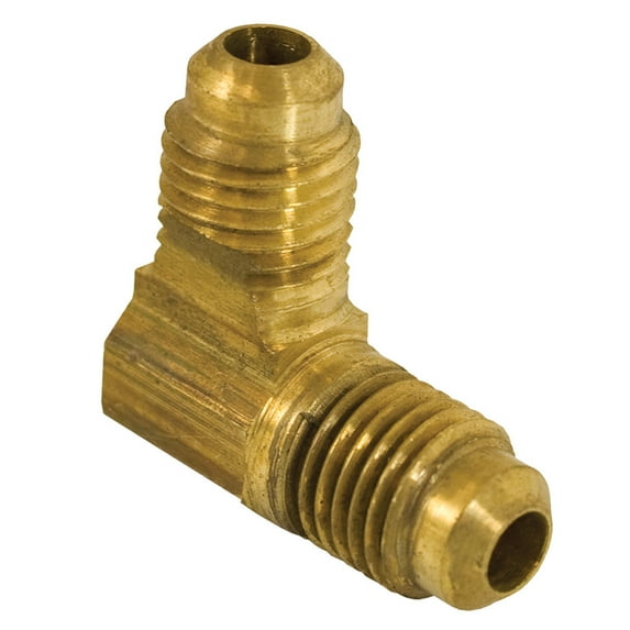 3/8" 90 Brass Flare Elbow ,PartNo F40079 JonesStephens