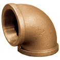 thumbnail image 1 of 3/8" 90 Bronze Elbow, Lead Free,PartNo B74003LF JonesStephens, 1 of 1