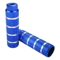 3/8" Axle Bike Pegs - Heavy Duty Aluminum Alloy Anti-Skid Cycling Pegs for BMX & Mountain Bikes - Rear Footrests for Stunts, Tricks & Parking (Pair)