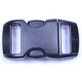 thumbnail image 1 of 3/8" Black Buckle - 20 pack - Great for Paracord, 1 of 3