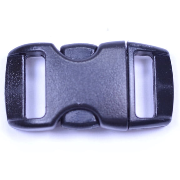 3/8" Black Buckle - 20 pack - Great for Paracord