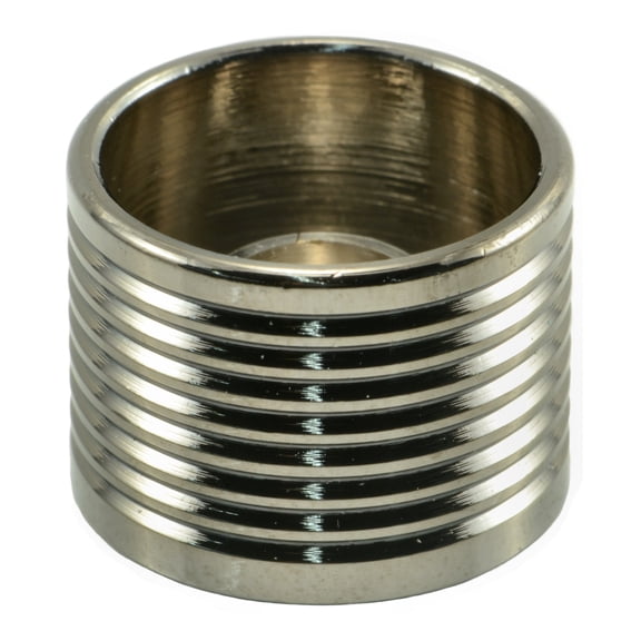 3/8" Black Chrome Plated Steel Socket Head Bolt Caps (5 pcs.)