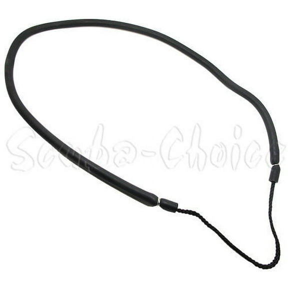 3/8" Black Rubber Fishing Hand Pole Spear Sling - 28-3/8" Long