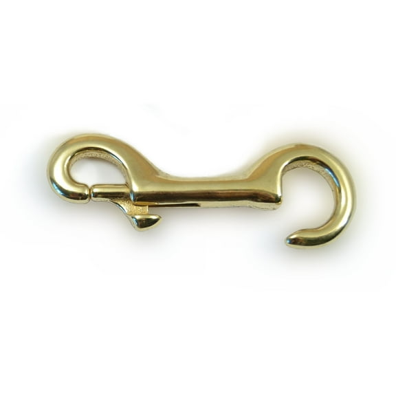 3/8" Brass Open Eye Bolt Snap Hooks (10 pcs.)