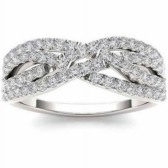 3/8 Carat T.W. Diamond 10kt White Gold Fashion Ring