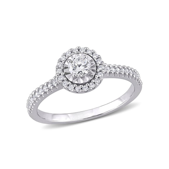 Everly Women's Diamond 10K White Gold Engagement Ring
