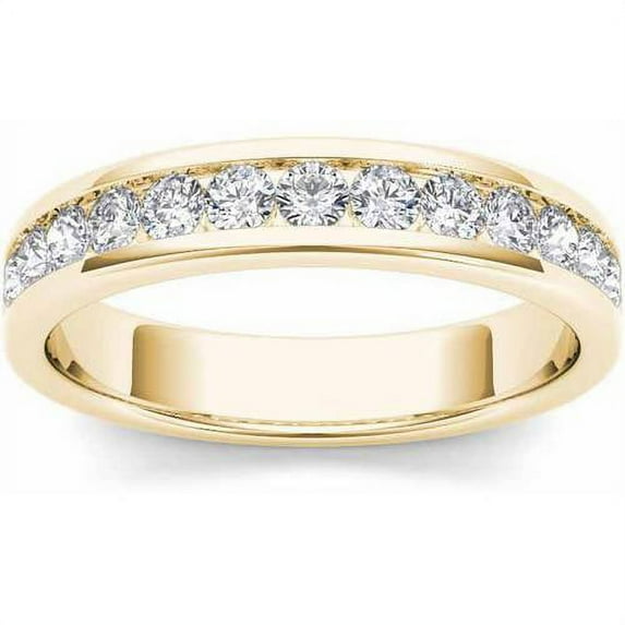 3/8 Carat T.W. Diamond 14kt Yellow Gold Wedding Band