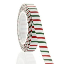 3/8" Christmas Stripe Grosgrain Ribbon 5 Yard