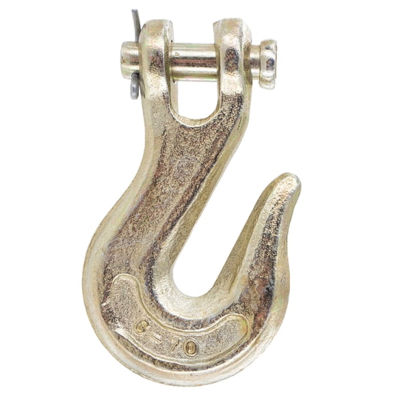 US Cargo Control Clevis Grab Hook, 3/8 Inch G70 Chain Clevis Hook, Easily Secure Heavy Loads To A Truck Or Flatbed Trailer, 6,600 Pound Working Load Limit