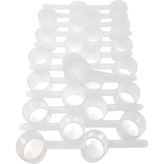 3/8 Cup (3 Oz. | 6 Tablespoon | 90 mL) Long Handle Scoop for Measuring Coffee, Pet Food, Grains, Protein, Spices and Other Dry Goods (Pack of 25)