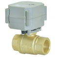 thumbnail image 1 of 3/8" DN10 Five wires control Normally Closed Electric Ball Valve,AC110-230V Brass two-way Motorized Ball Valve, 1 of 5