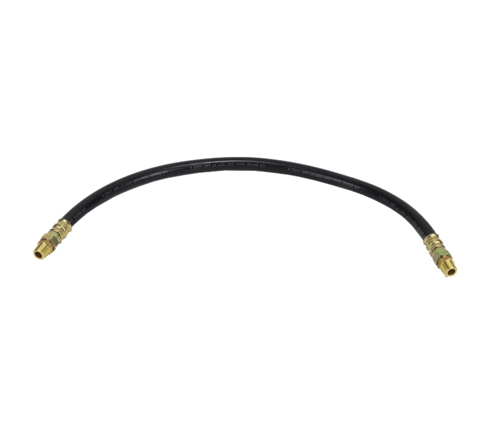Air Brake Hose Assembly 26" x 3/8"-18 for Semi Trucks | 3/8" ID 3/8" NPT 225 PSI 2 Swivel DOT FMVSS106 SAE J1402 | Replace 16426 161SW2666 146526 21174 40122-26 453326 E858126 SNV453326