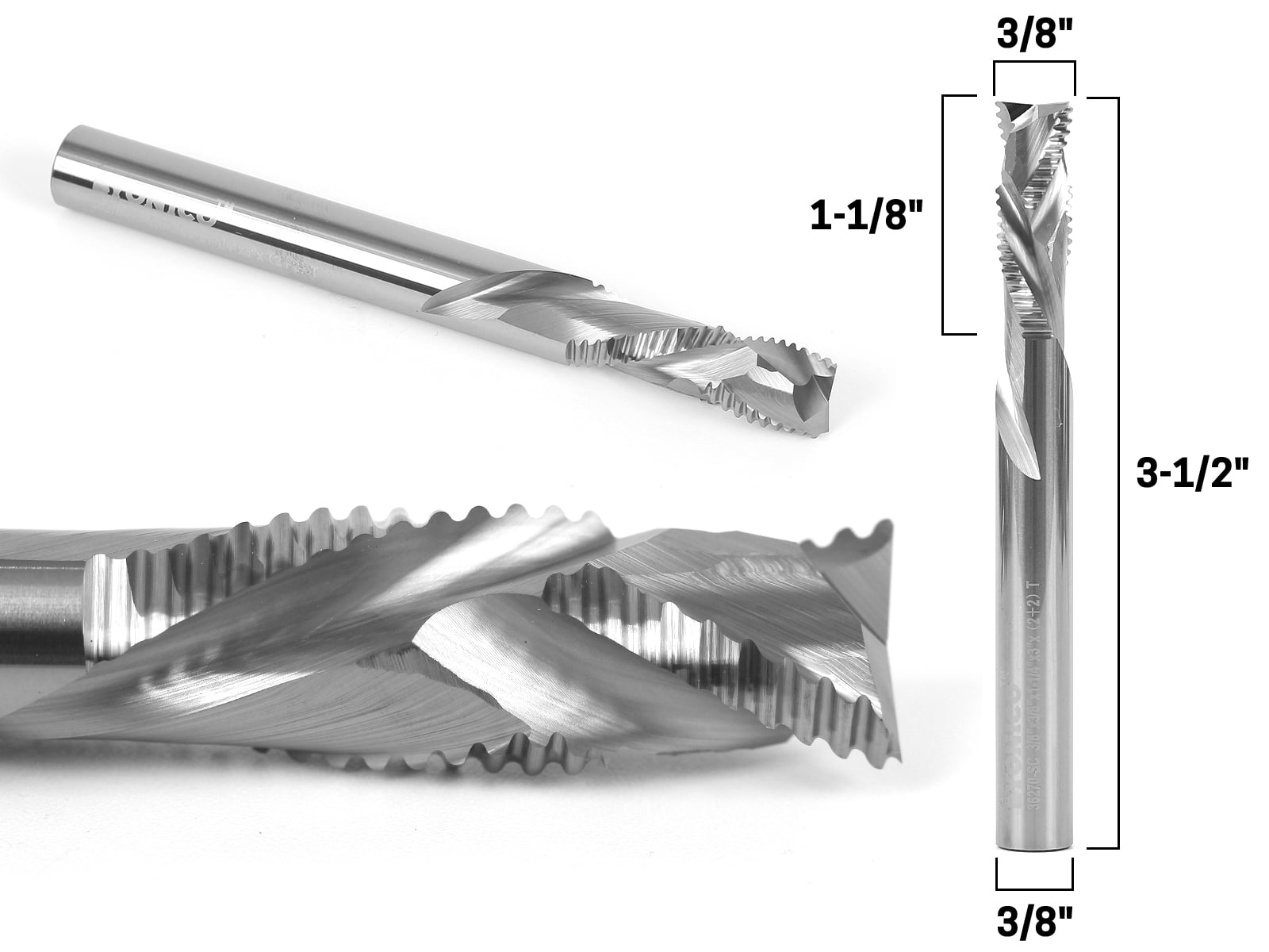 Cnc Router Bit Rougher 3/8