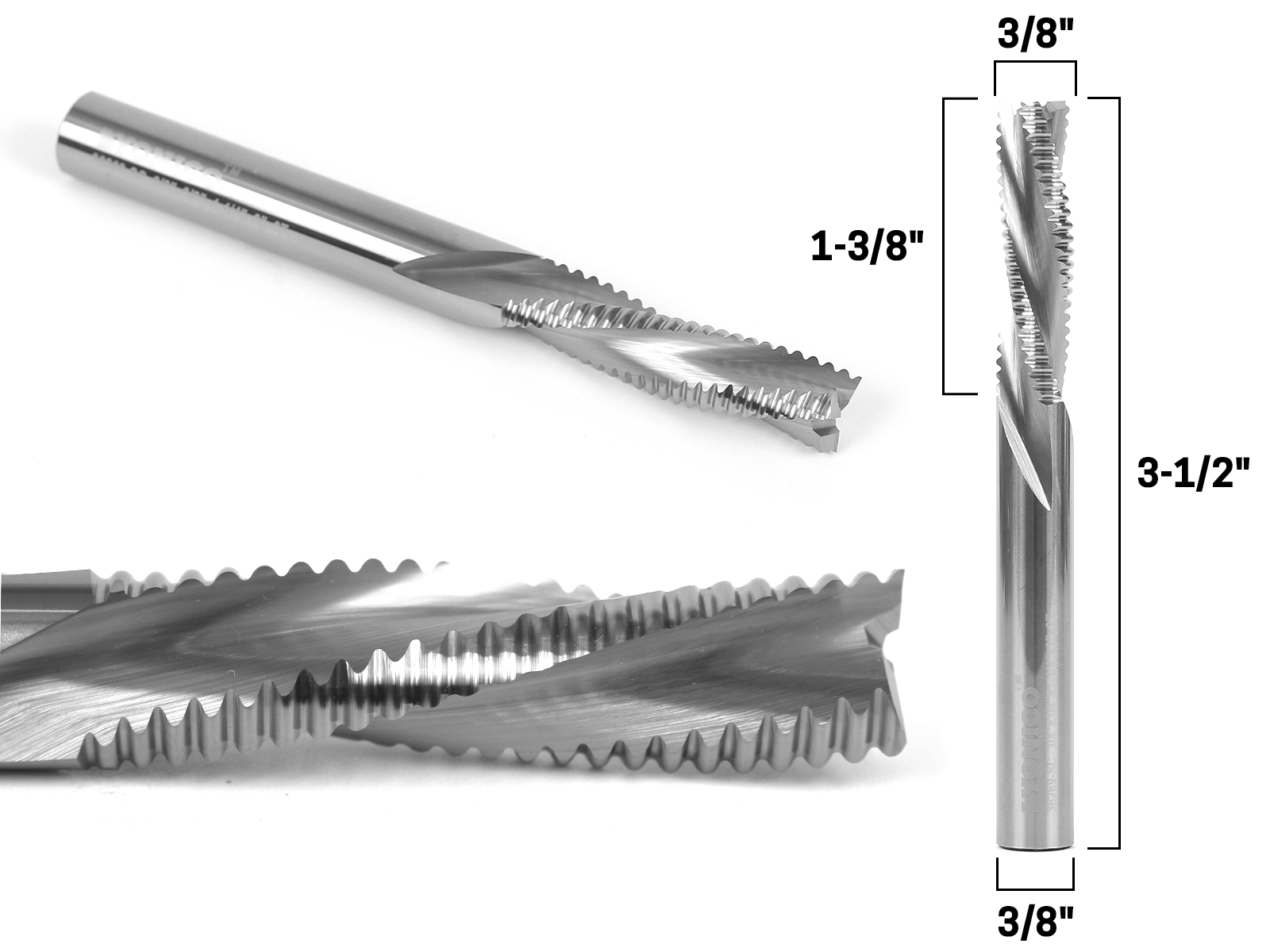Cnc Router Bit Rougher 3/8