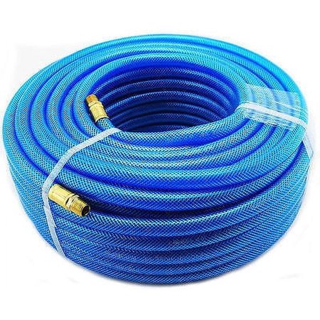 3/8" Diameter 100 Foot Ultra Super Flex Air Compressor Hose Pneumatic Flexible