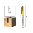 thumbnail image 1 of 3/8" Diameter Core Box Router Bit - 1/4" Shank - Yonico 14962q, 1 of 2