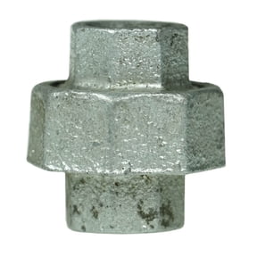 3/8" Double Female National Pipe Thread Galvanized Steel Union Fitting 64602