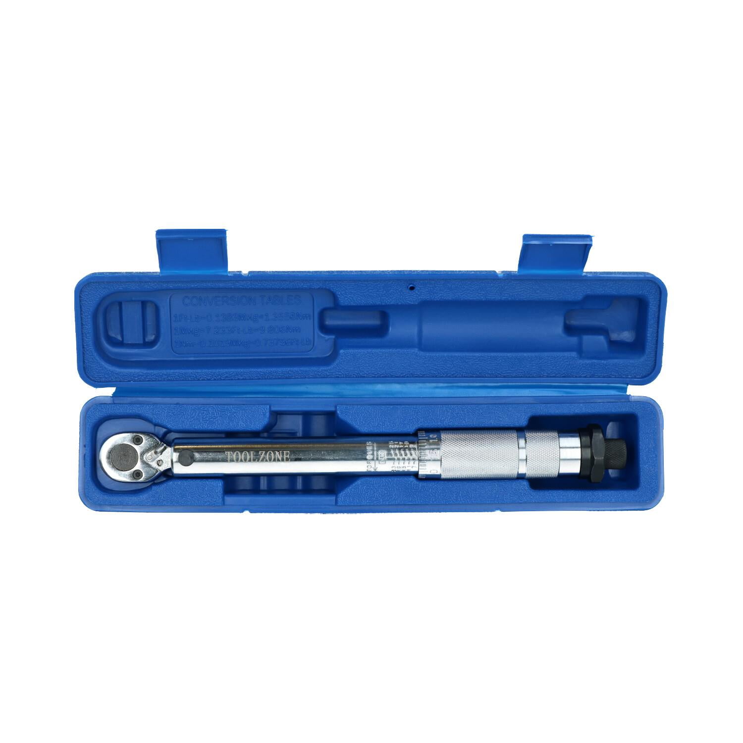 3/8" Drive Click Torque Ratchet Wrench 5 - 25Nm / 4 - 18 ft/lbs Fully Adjustable