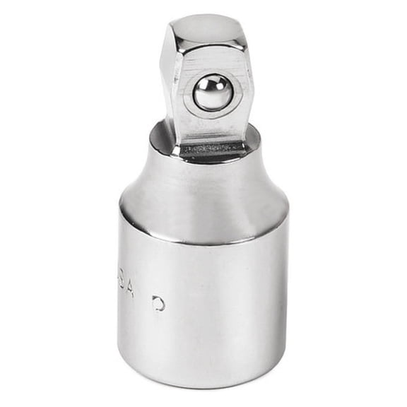 3/8" Drive Wobble Extension, 1" Overall Length, Chrome Finish, Ball & Spring Socket Retention. Provides 16 of Additional Accessibility. Williams USA # JHWB-201