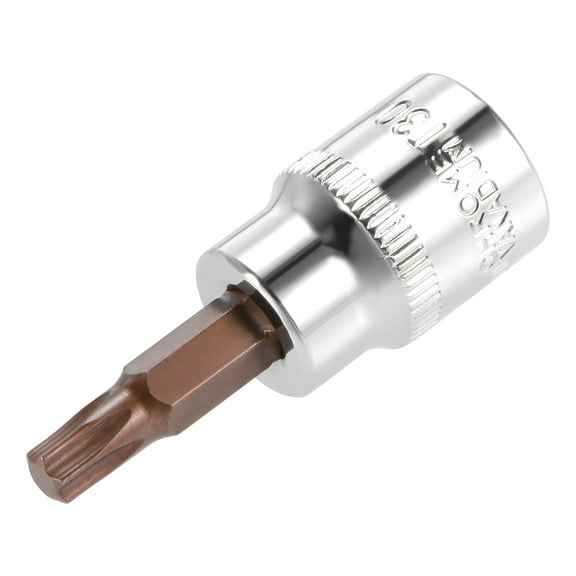 3/8" Drive x T30 Torx Bit Socket, S2 Steel Bits, CR-V Sockets 2" Length (For Hand Use Only)