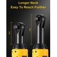 thumbnail image 2 of Villdomall 3/8" Extended Cordless Ratchet Wrench Kit – 45 Ft-lbs, 400 RPM, 2x 18V Li-Ion Batteries & 7 Sockets, Brushless Motor 2 of 5