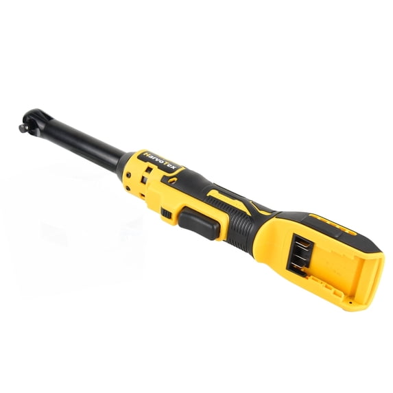 3/8" Extended Cordless Ratchet Wrench For Dewalt 20V Series Batteries - 250 RPM, 88 N.m Torque, Built-in LED Light, 6-inch Extended Long Neck, High-Performance Electric Power Ratchet