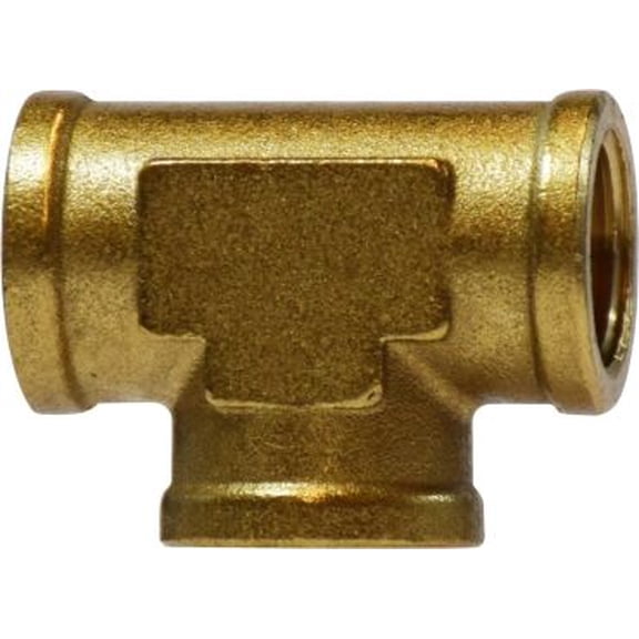 3/8 FIP Forged Tee, Pipe, Brass Fittings