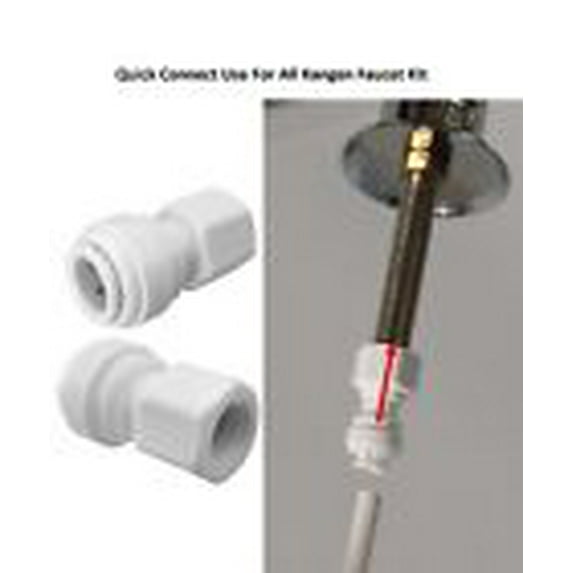 3/8" Faucet Adapter Quick Connect Use For All Kangen Faucet Kit (2 pcs)