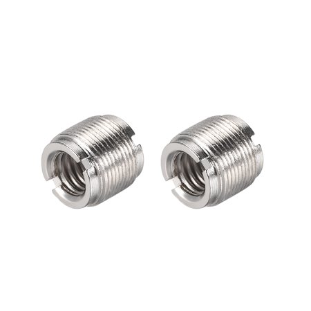 3/8” Female To 5/8" Male Threaded Screw Adapter For Mic Microphone Stand 2 pcs