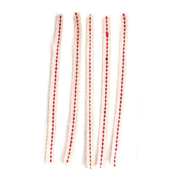 3/8" Flat Cotton Wick for Oil Lamps with a #00 Burner and Lanterns Pack of 5
