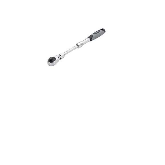 3/8" Flex Head Ratchet - Extendable Locking Ratchet Set with 72 Teeth, Low Profile, Reversible Ratchet for Automotive Repair, Mechanics, DIY - MR38FL