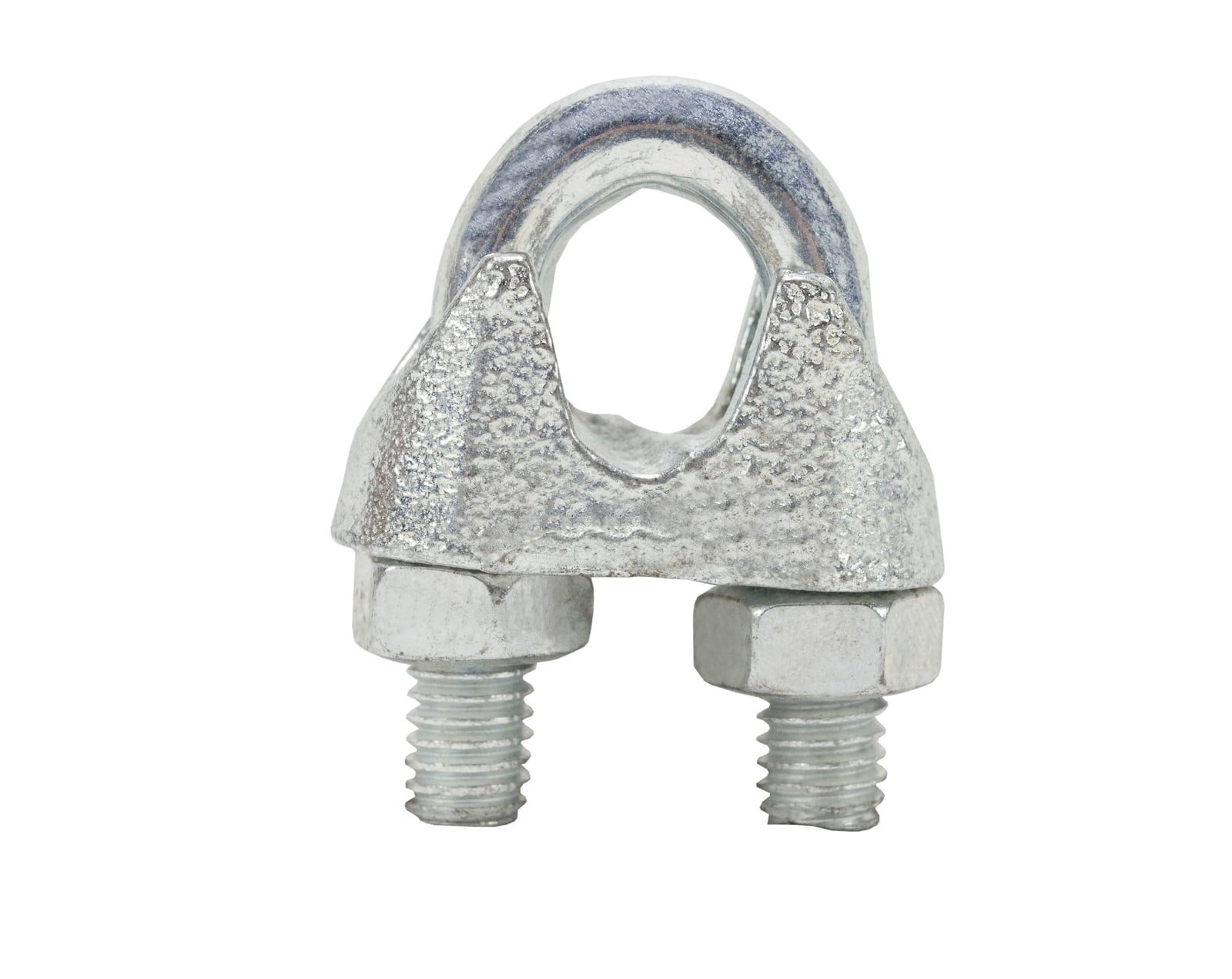 Groove Industrial 3/8" Galvanized Malleable Wire Rope Clips (25-Pack)