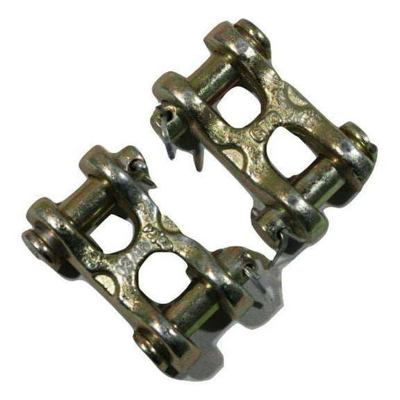 3/8" Grade 70 Double Clevis Repair Link 2 PACK | CDC38X2