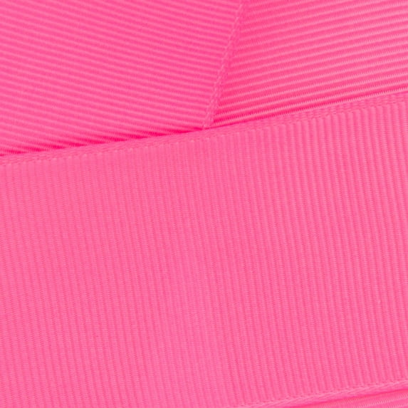3/8" Grosgrain Ribbon Solid 156 Hot Pink 100 Yard