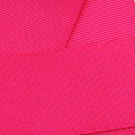 3/8" Grosgrain Ribbon Solid 175 Shocking Pink 50yd