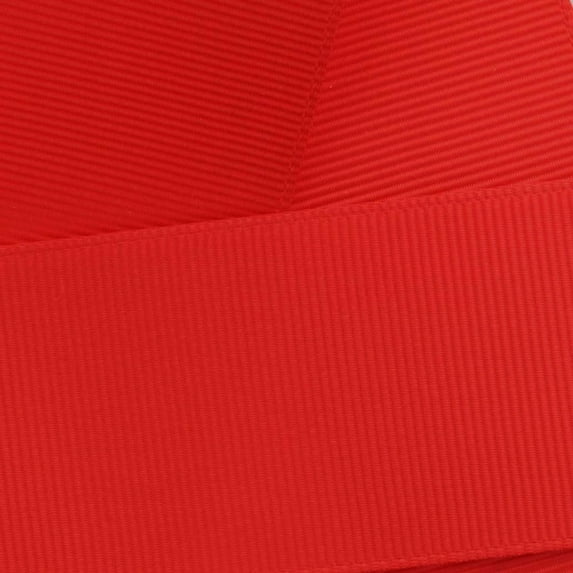 3/8" Grosgrain Ribbon Solid 235 Poppy Red 100yd