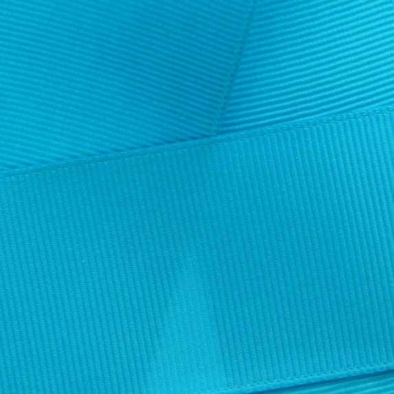 3/8" Grosgrain Ribbon Solid 340 Turquoise 5yd