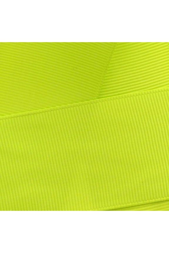 3/8" Grosgrain Ribbon Solid 546 Lime Green 5yd