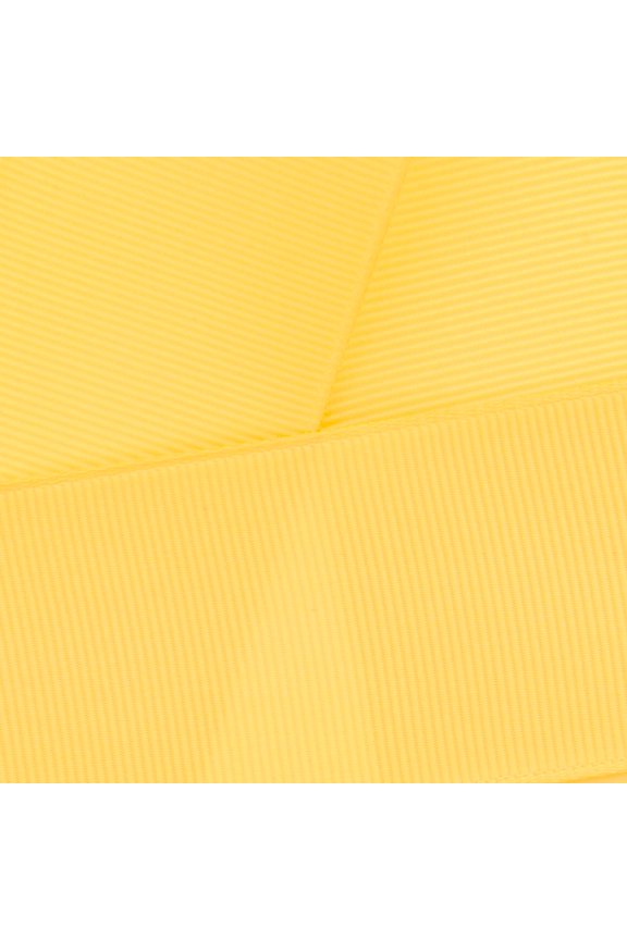 3/8" Grosgrain Ribbon Solid 642 Buttercream 10yd