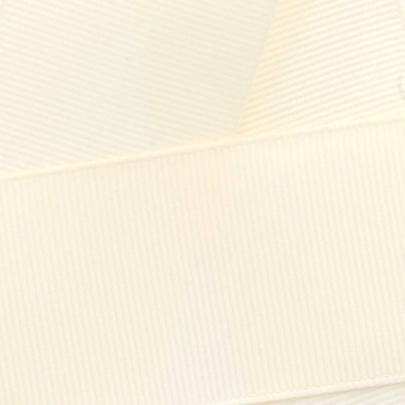 3/8" Grosgrain Ribbon Solid 810 Ivory 5yd
