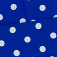 thumbnail image 1 of 3/8" Grosgrain Ribbon White Dots 352 Royal Blue 5 Yard HBC Brand, 1 of 1