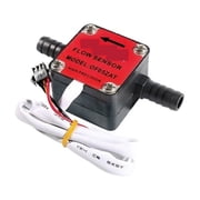 3/8 Hose Gear Flowmeter, 13MM Pagoda Hall Flow Sensor Milk Chemical Oil Flow Meter, Flow Sensor Switch For Viscous Liquid DC518V