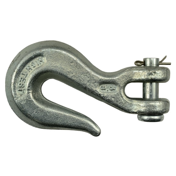 3/8" Hot Dip Galvanized Steel Clevis Grab Hooks (1 pcs.)