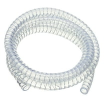 Uxcell Wire Reinforced Hose, Vinyl Suction Tubing High Pressure Chemical Resistant 3/8" x 6.6 Ft