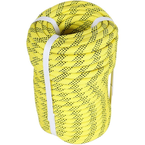 3/8 Inch 100 Feet Braided Rope 3520 LBS High Strength Polyester Rope Tree Work Rope for Swing Camping