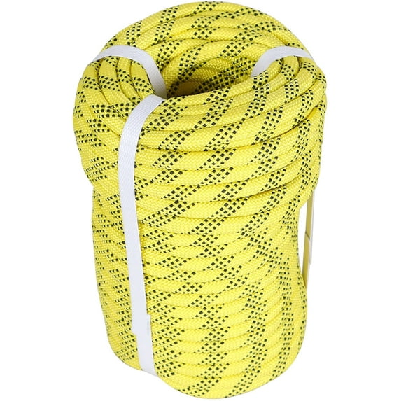 3/8 Inch 100 Feet Braided Rope 3520 LBS High Strength Polyester Rope Tree Work Rope for Swing Camping